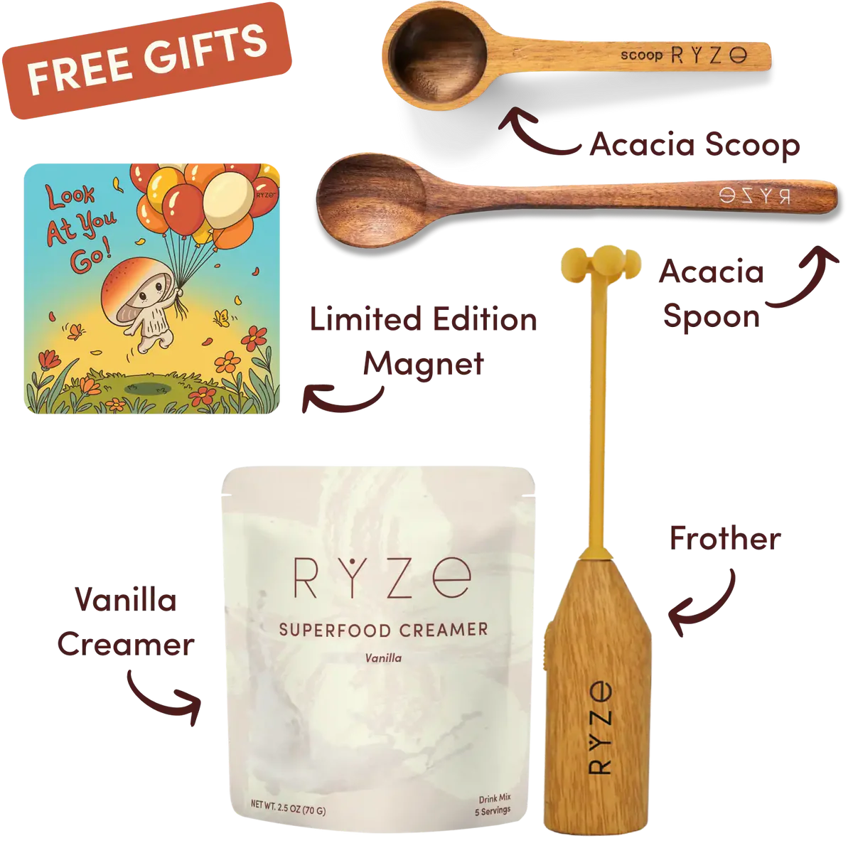 Mushroom Coffee Starter Kit (60 servings) - Fresh Coffee Ready